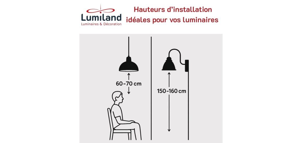 Hauteurs d’installation idéales pour vos luminaires : le guide complet